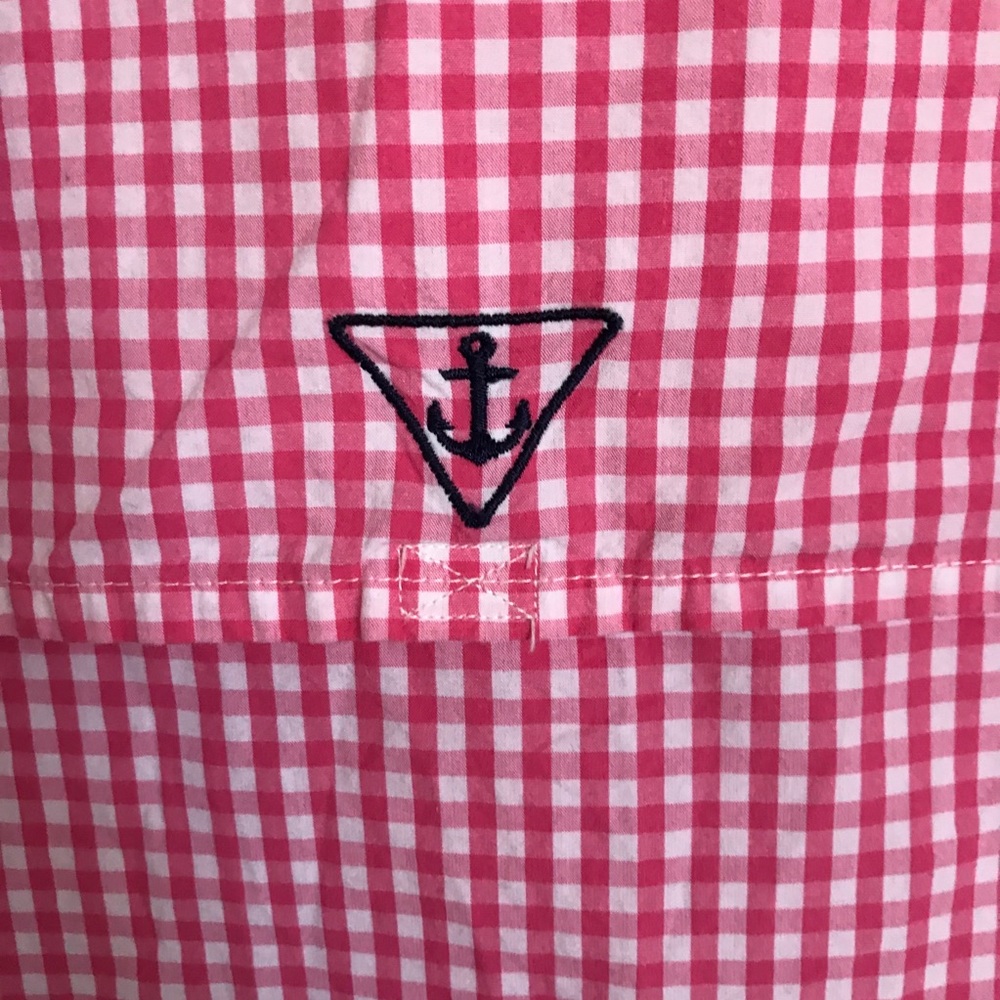 Simply Southern Pink Gingham Dock Fishing Shirt - Picture 7 of 10